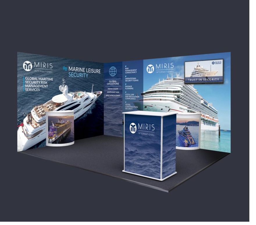 Marine security exhibition stand